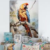 Parrots Sunny Companions Delight - Parrot Bedroom Wall Art