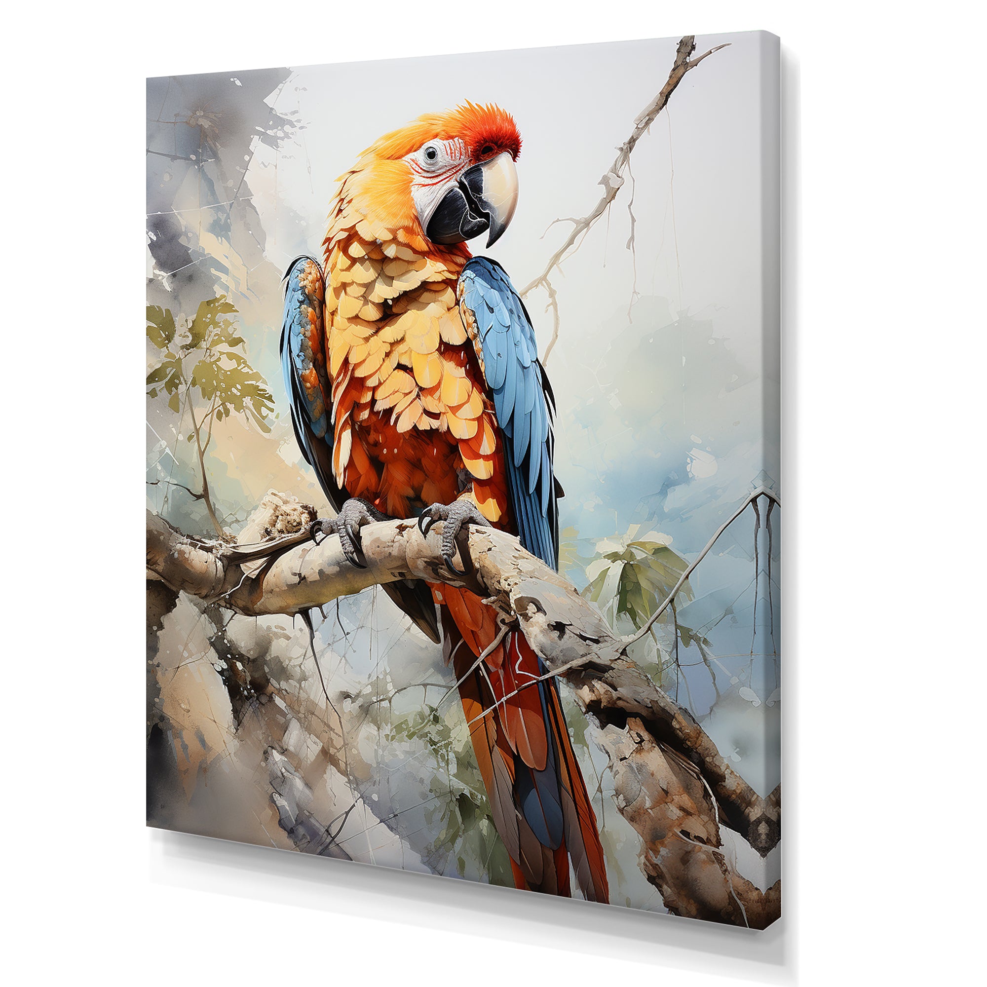 Parrots Sunny Companions Delight - Parrot Bedroom Wall Art