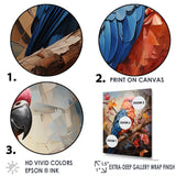 Parrots Sunset Serenade Euphoria - Parrot Canvas Wall Art