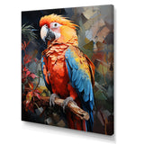 Parrot Tropical Flamboyance - Coral Parrot Wall Art