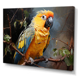 Parrot Tropical Harmony - Yellow Parrot Wall Art