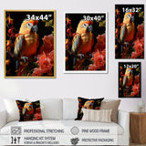 Parrot S Tropical Serenade - Parrot Living Room Wall Art