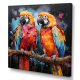 Vibrant Duets Parrot S - Parrot Wall Art Prints