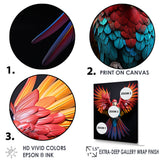 Parrot S Whimsical Wings - Parrot Canvas Wall Art