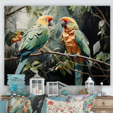 Whispers Of Feathery Elegance - Parrot Wall Art Prints