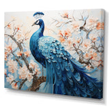 Flower Peacock S Vibrant Display - Peacock Home Decor Art
