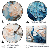Flower Peacock S Vibrant Display - Peacock Home Decor Art