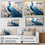 Flower Peacock S Vibrant Display - Peacock Home Decor Art