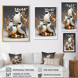 Frosty White Nature S Songbirds - Bird Wall Decor