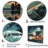 Aircraft S Last Checks Runway - Plane Canvas Wall Art