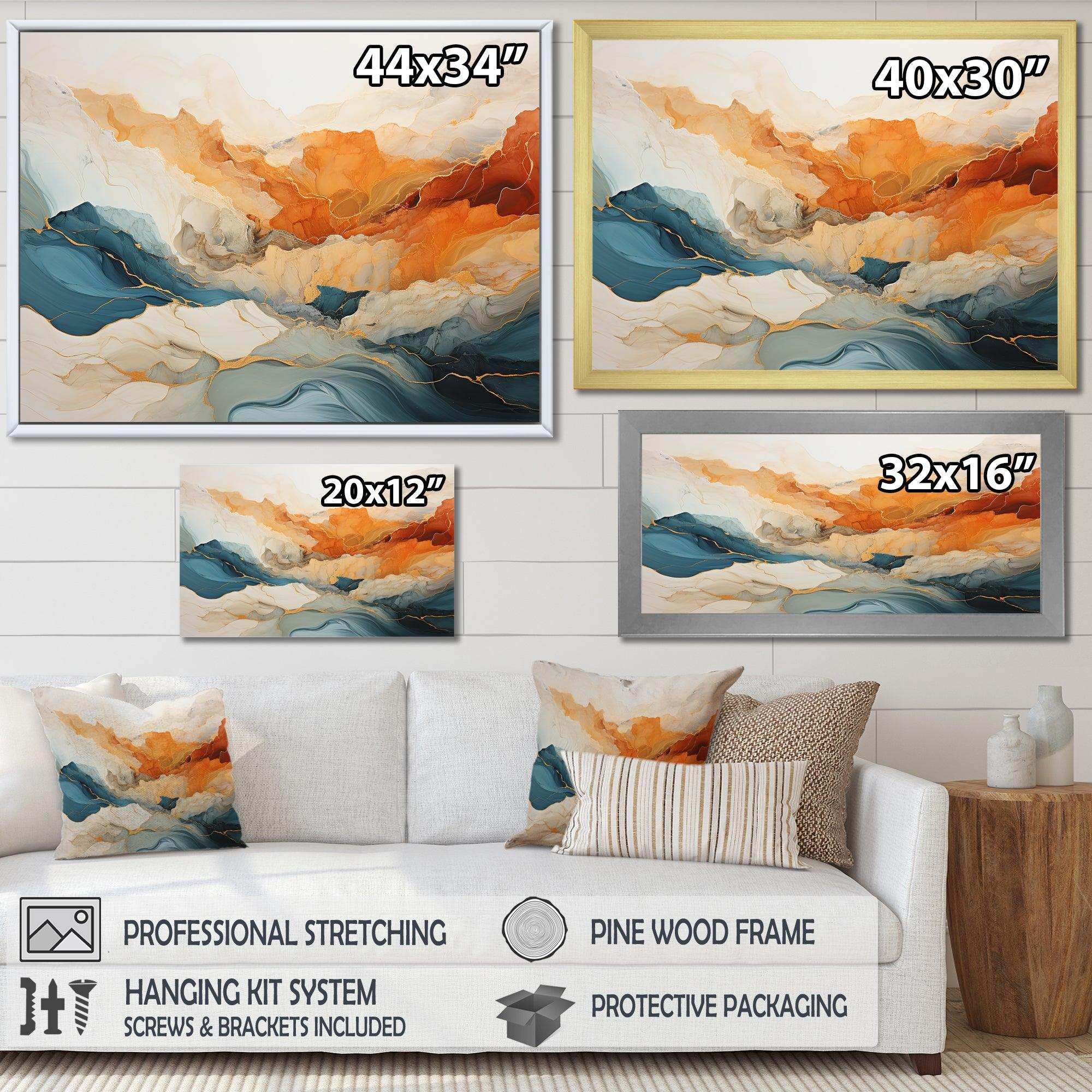 Turquoise Seaside Trek - Bicycle Canvas Wall Art