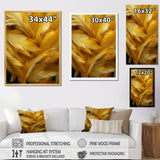 Golden Feather Grin - Feathers Wall Decor