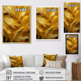 Golden Feather Grin - Feathers Wall Decor