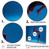 Two MMA Fighters Boxing - Sport Boxer Canvas Wall Art