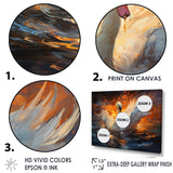 Swans Voyage - Peach Swans Wall Art