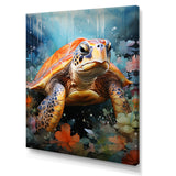 Abstract Representation Of A Turtles Harmony - Turtle Wall Decor