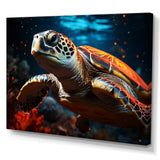 Abstract Representation Of A Turtles Serenity - Turtle Wall Art Prints