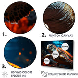 Abstract Representation Of A Turtles Serenity - Turtle Wall Art Prints