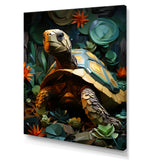 Cubist Reptile - Turtle Canvas Wall Art
