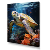 Dreamy Marine Encounter - Turtle Wall Decor