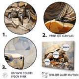 Minimalism Turtle - Turtle Canvas Wall Art