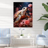 Romantic Solitude Turtle - Turtle Wall Decor