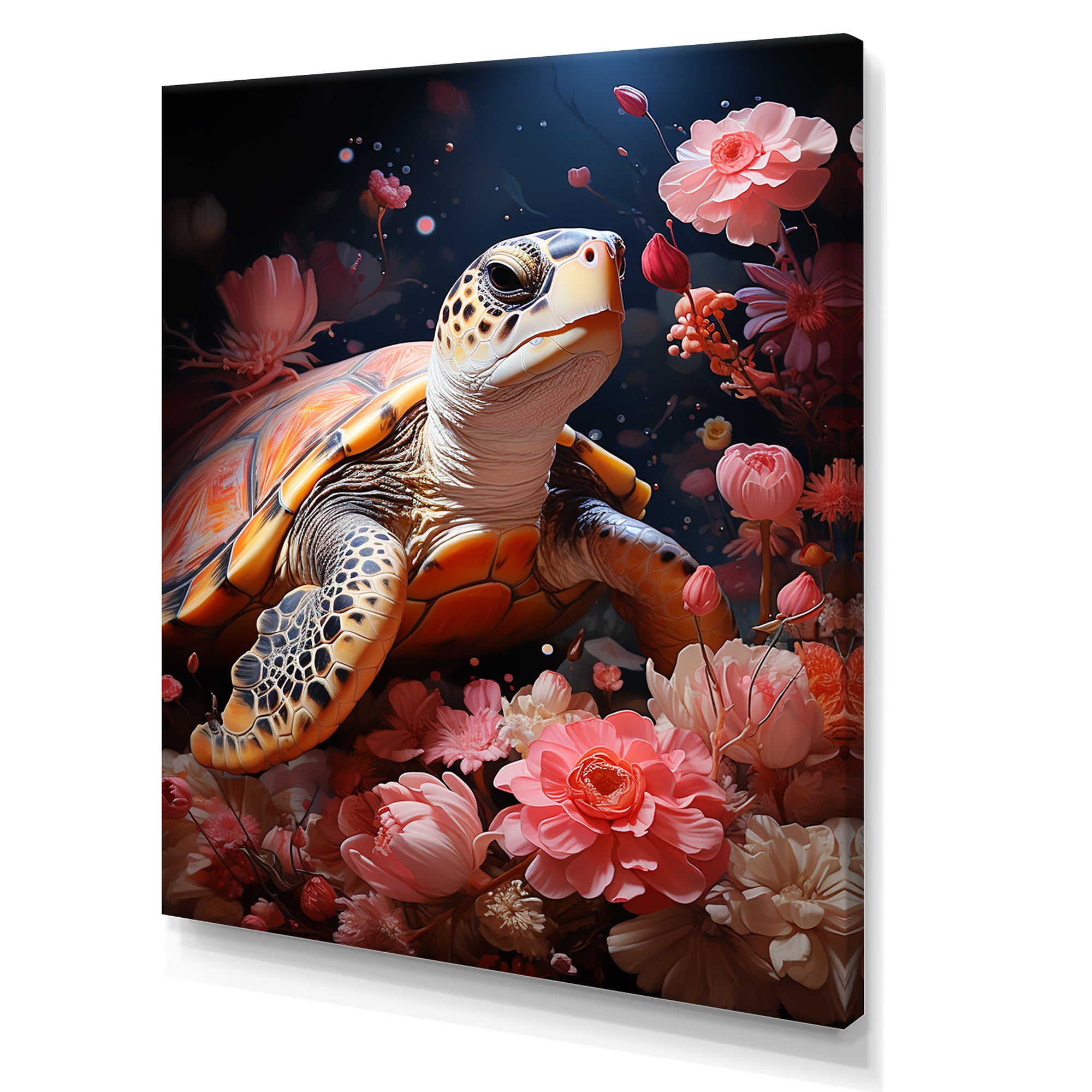Romantic Solitude Turtle - Turtle Wall Decor