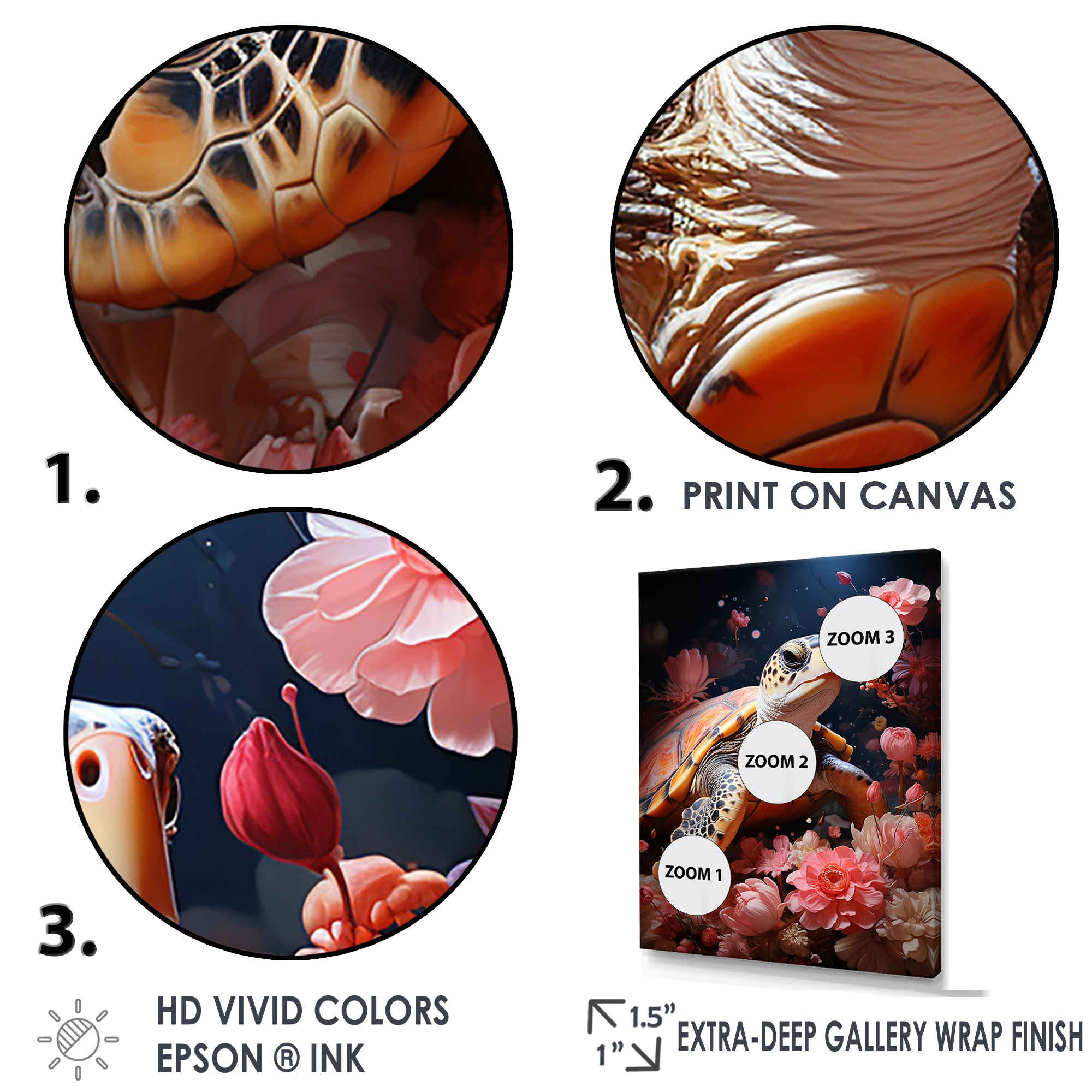 Romantic Solitude Turtle - Turtle Wall Decor