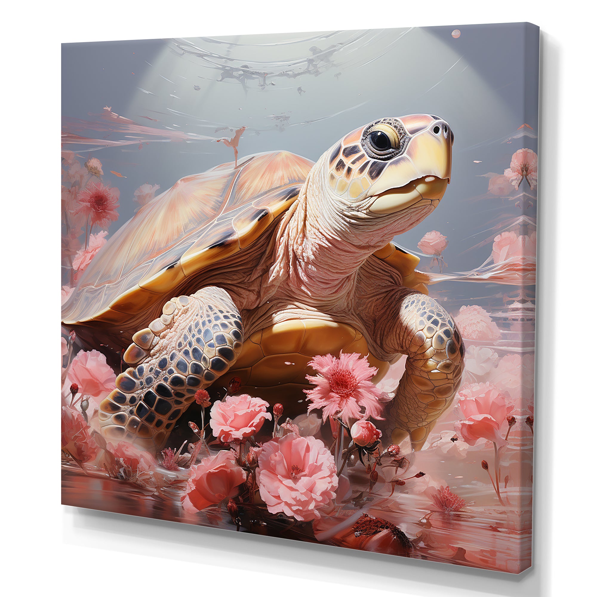 Romanticism Turtle - Turtle Wall Art Prints