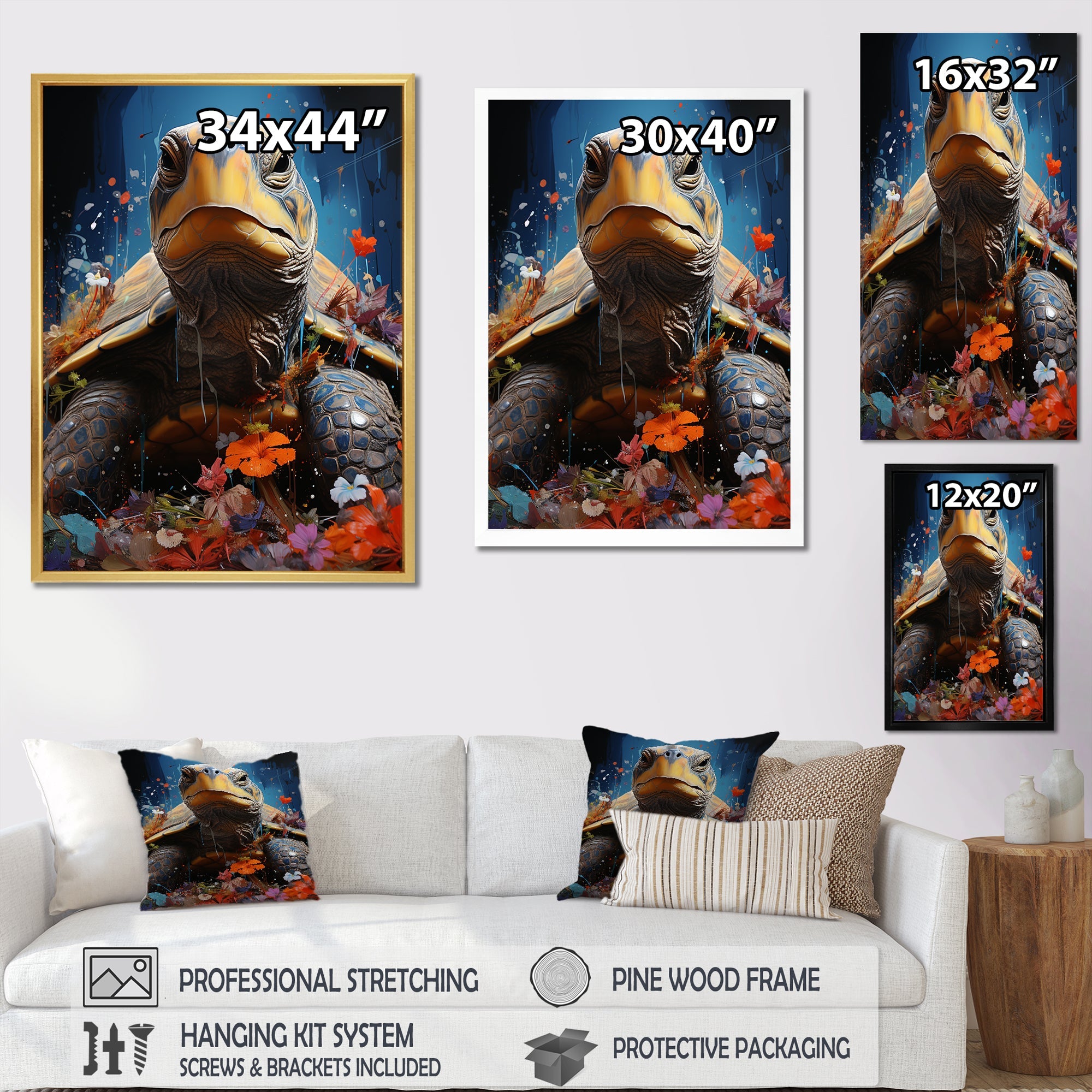 Street Art Turtle - Turtle Wall Art Prints