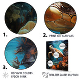 Surreal Underwater Turtle Odyssey - Gray Turtle Wall Art