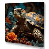 Symbolic Wisdom - Turtle Large Canvas Wall Art