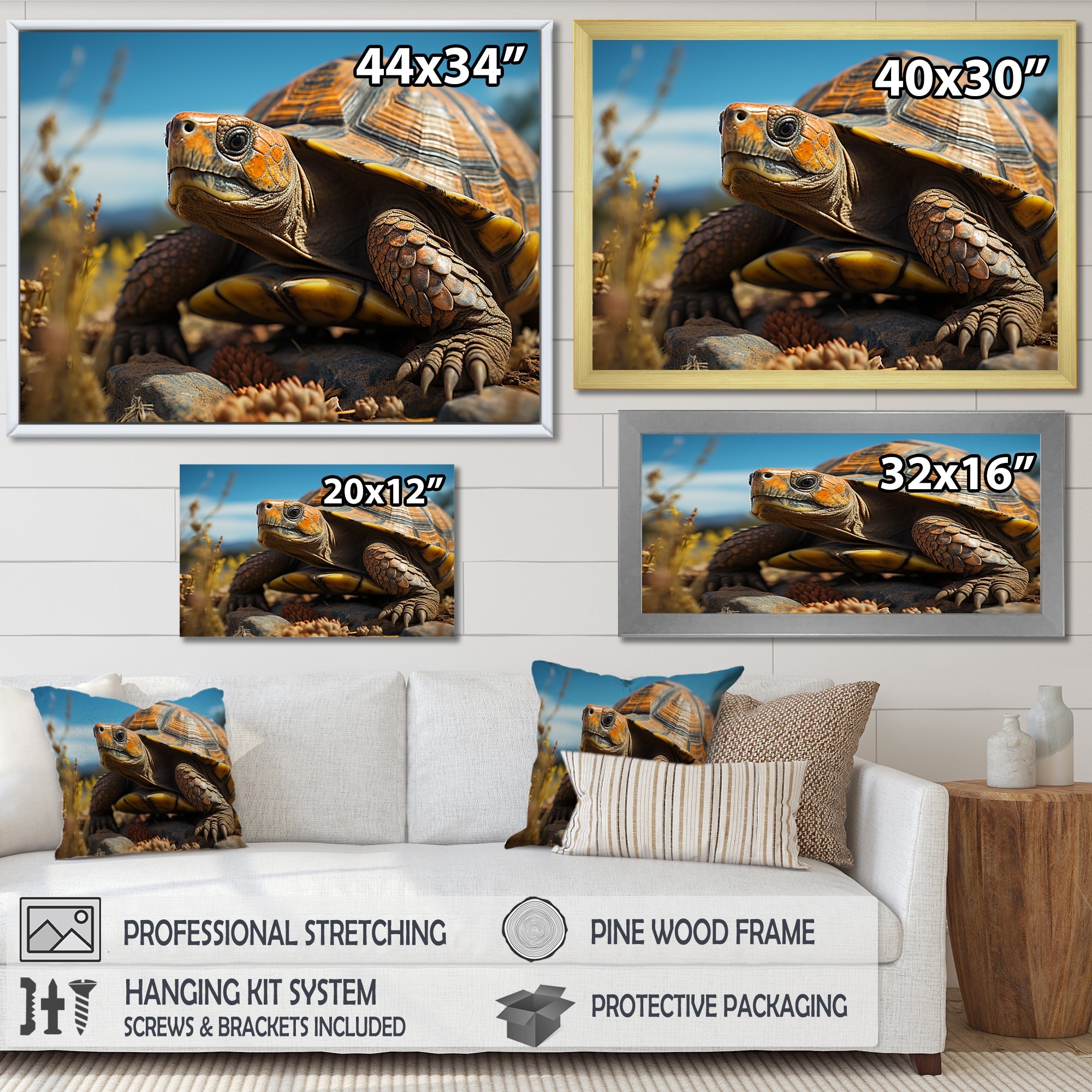Symbolism - Turtle Living Room Wall Art