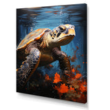 Urban Aquatic Explorer - Turtle Bedroom Wall Art