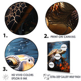 Urban Aquatic Explorer - Turtle Bedroom Wall Art