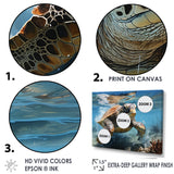 Watercolor Coast - Turtle Canvas Wall Art