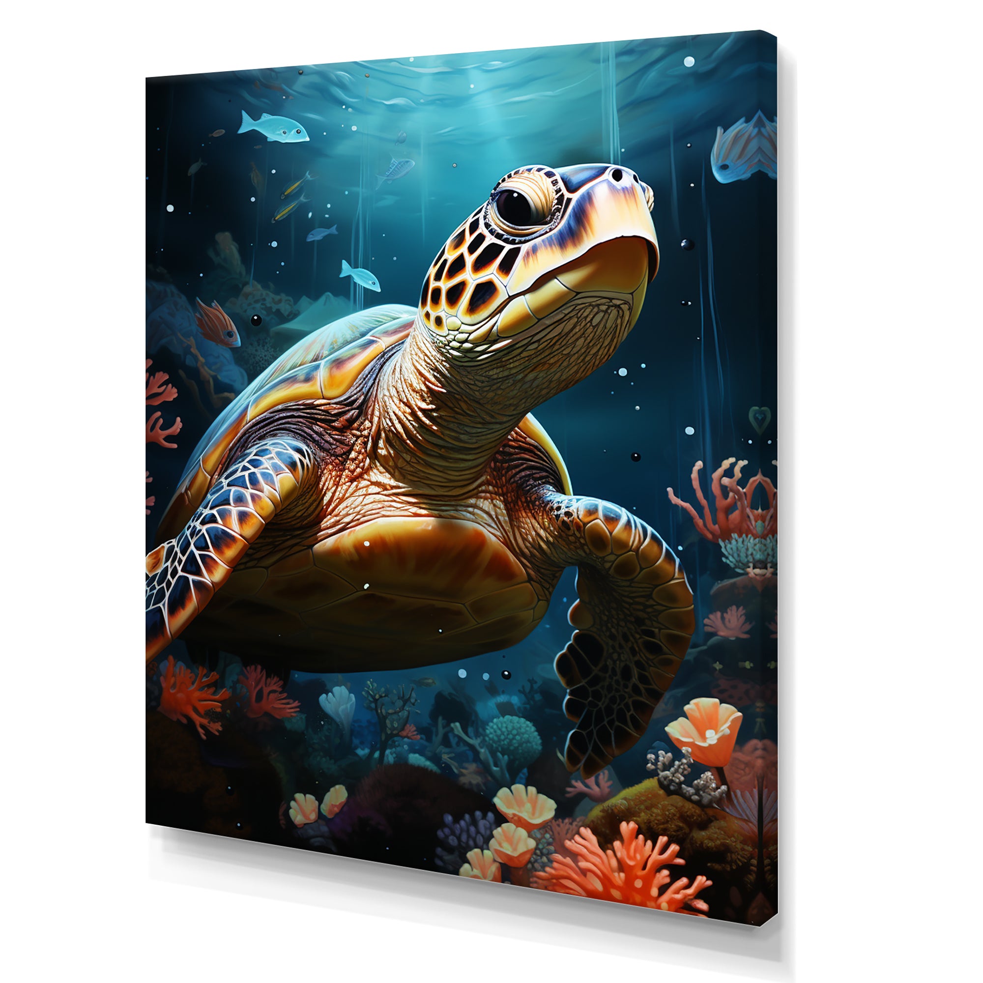 Whimsical Ocean Explorer - Turtle Wall Decor