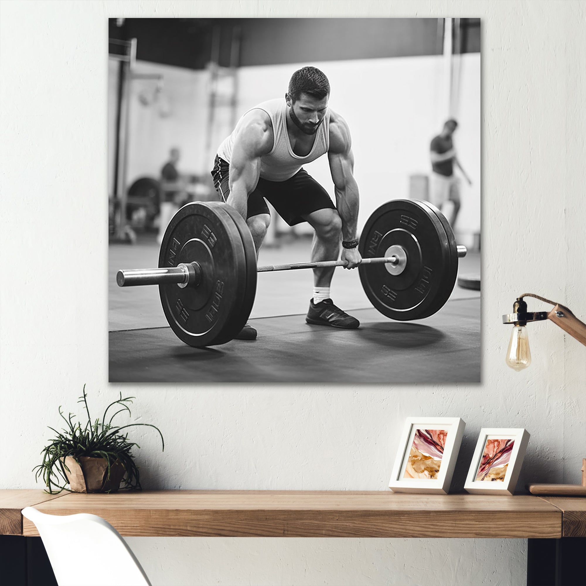 Weightlifting - Weightlifting Canvas Wall Art