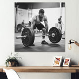 Weightlifting - Weightlifting Canvas Wall Art