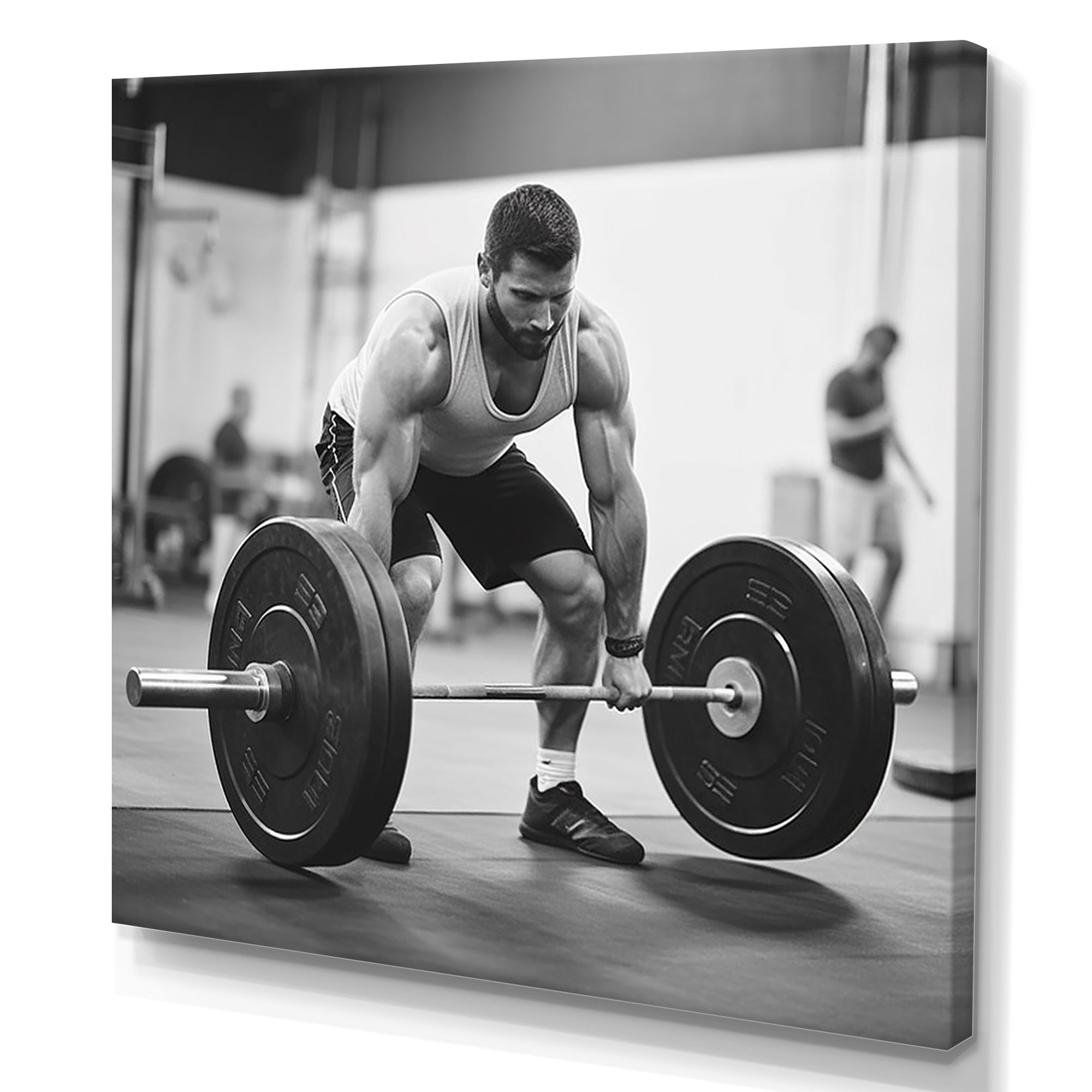 Weightlifting - Weightlifting Canvas Wall Art