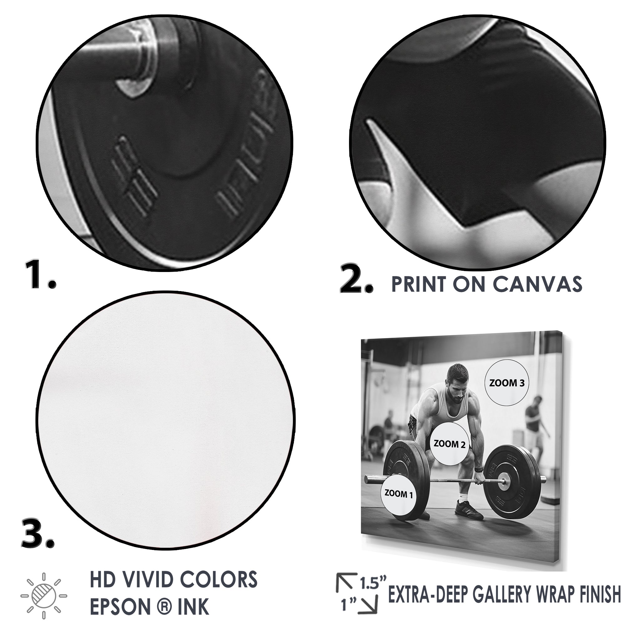 Weightlifting - Weightlifting Canvas Wall Art