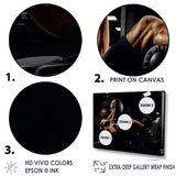 Gym Body In Action - Aerobic & Bodybuilding Canvas Wall Art