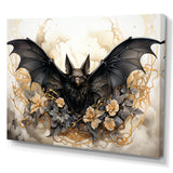 Minimalist Bat Silhouette - Black Bat Wall Art