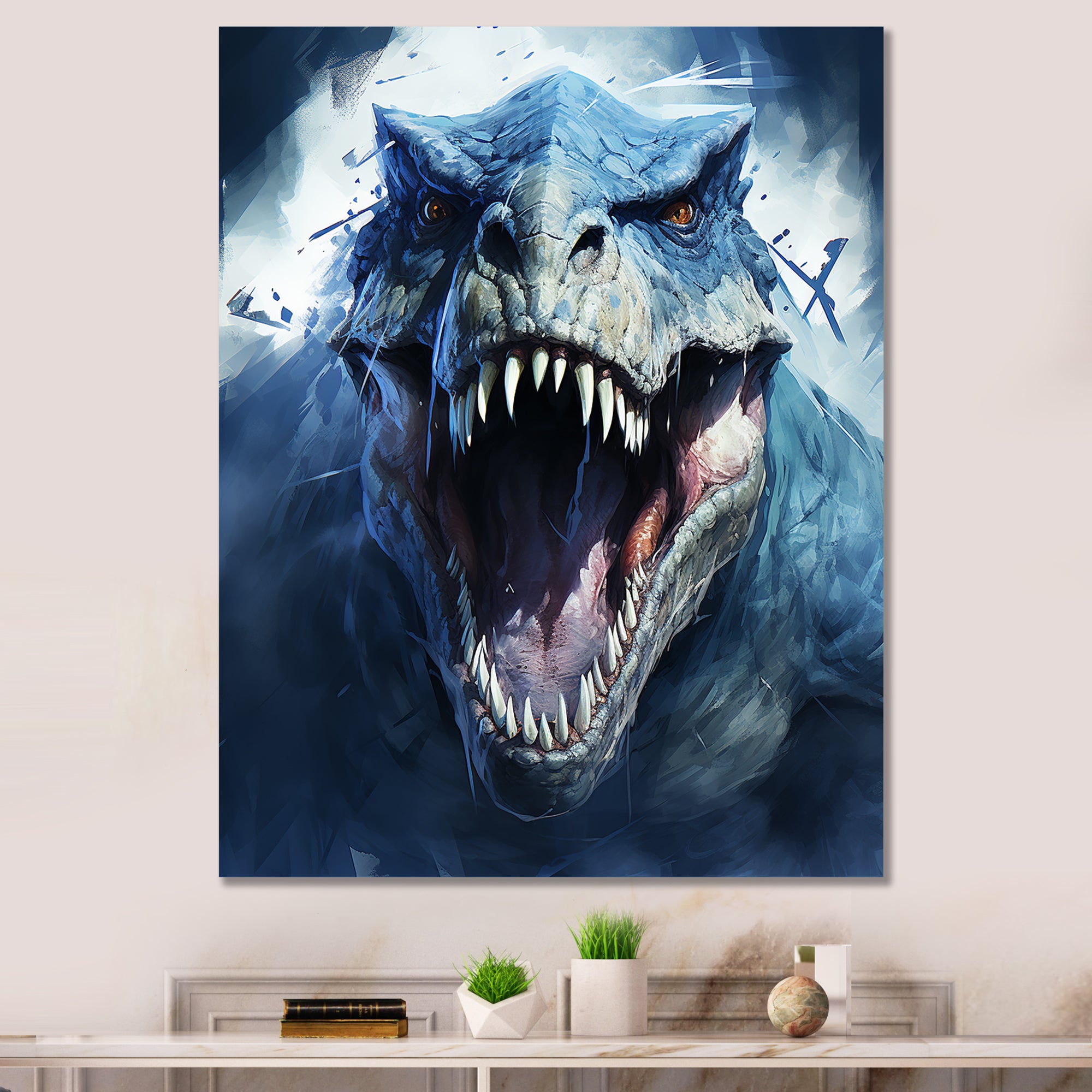 Gothic Dino Giants Trex - Dinosaur Wall Decor