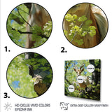 White Portrait of Pastoral Goat in forest - White Goat Wall Art