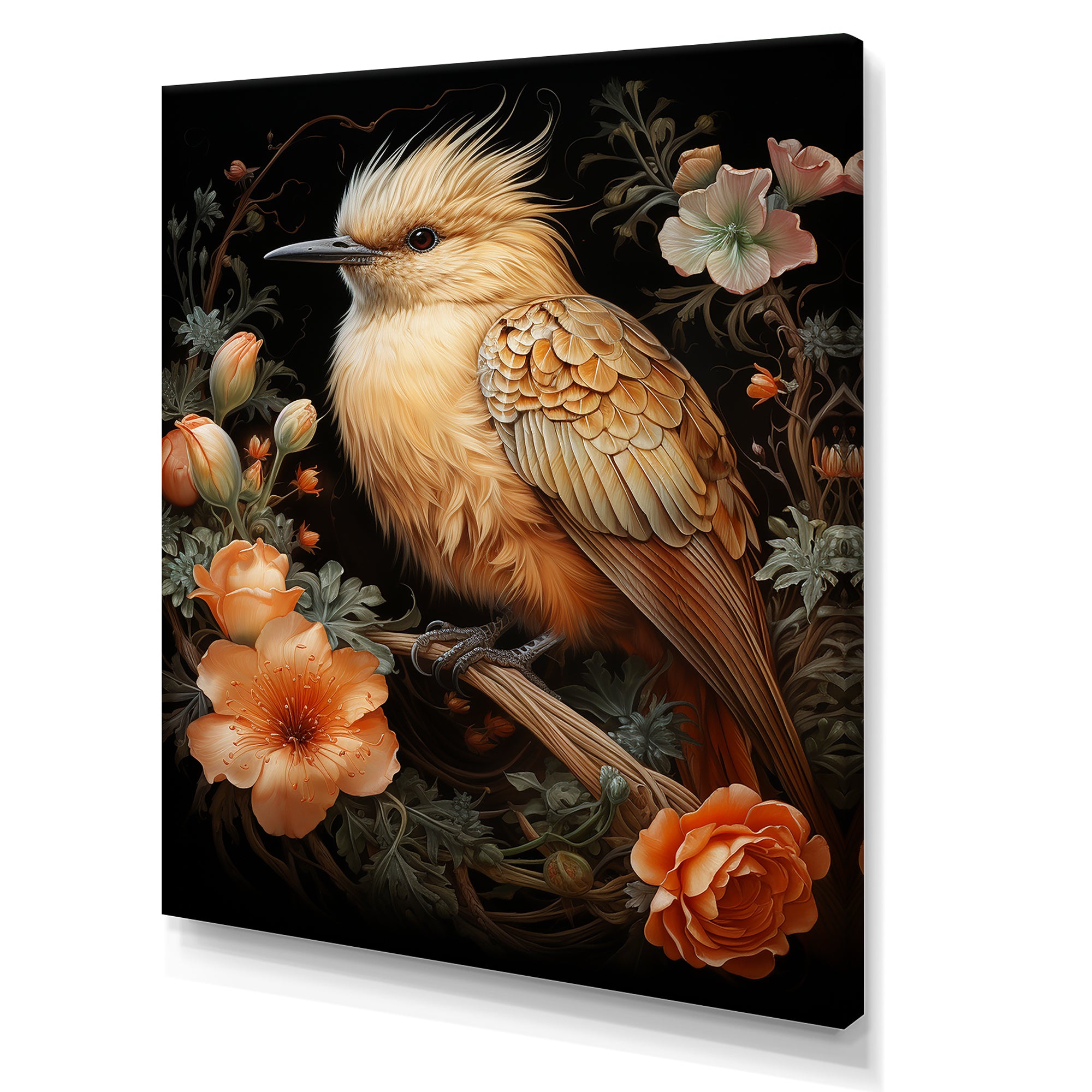 Springtime bird blooms - Bird Wall Art Prints