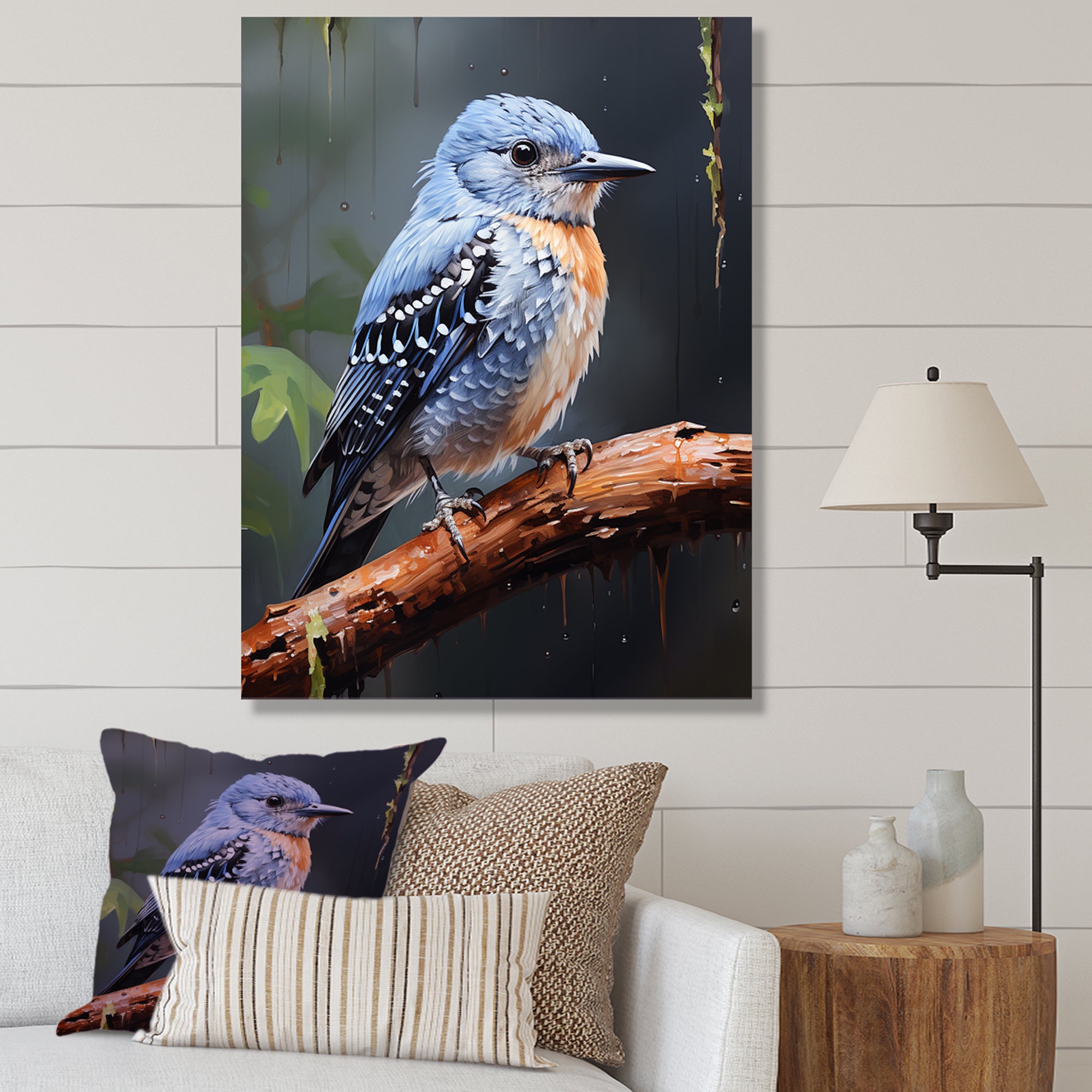 Dusk Plummet bird - Bird Wall Art Prints