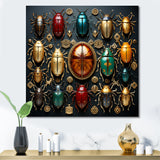 Colorful mystical beetles - Insects & Bugs Wall Art Prints