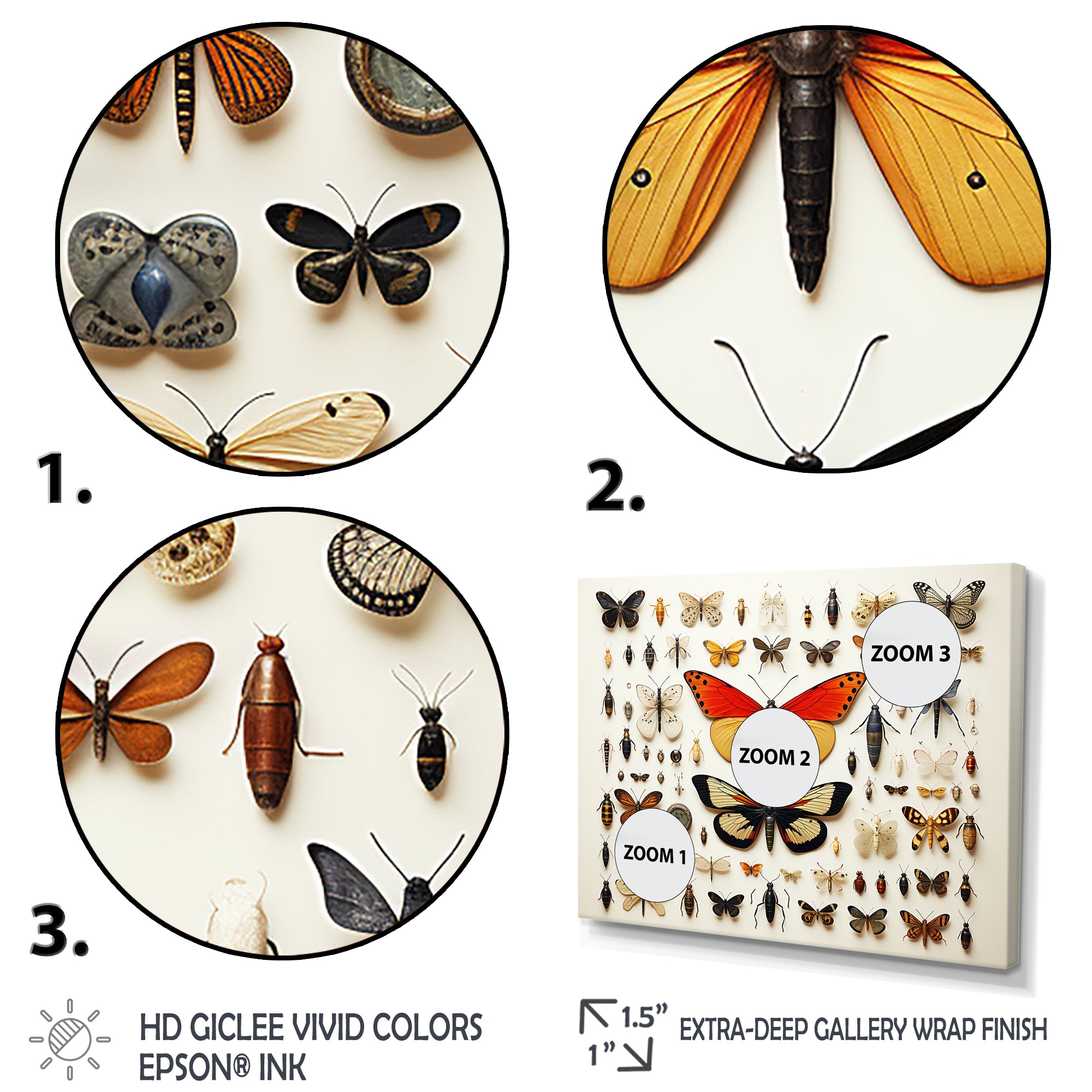 Orange Insects and Bugs - Yellow Insects & Bugs Wall Art