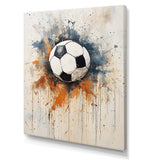 World Cup Beige Soccer Ball - Soccer Canvas Wall Art